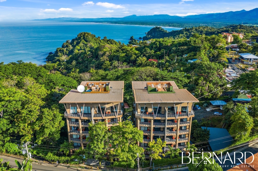 Spacious third-floor suite with luxury amenities overlooking the Costa Rican rainforest at Los Altos Resort.