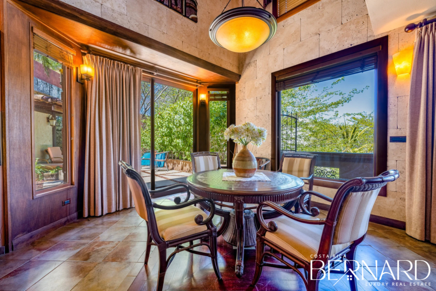 Luxurious estate, Hermosa Montaña, with pool and lush gardens in Playa Hermosa, Costa Rica.