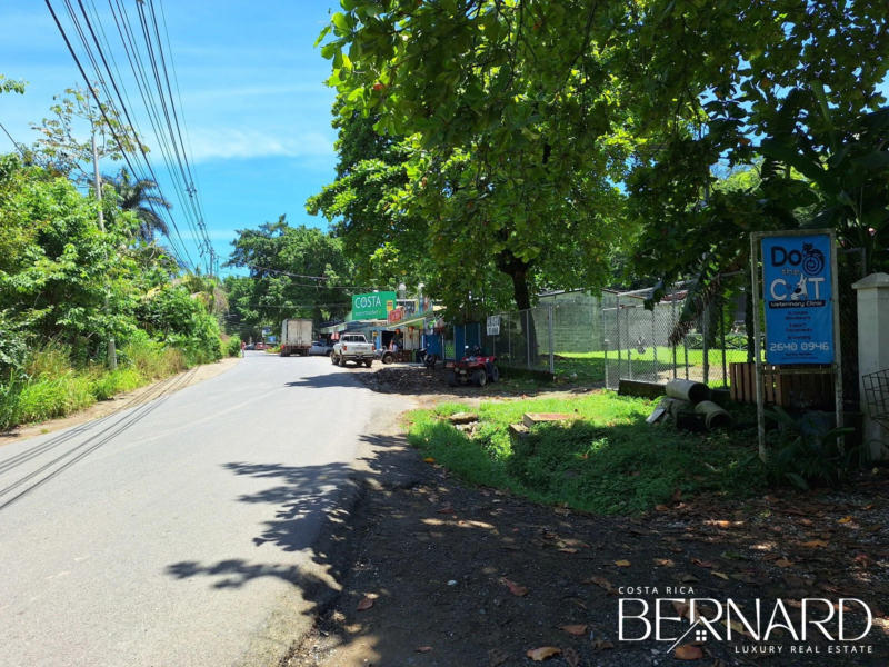 street front lot for sale santa teresa costa rica